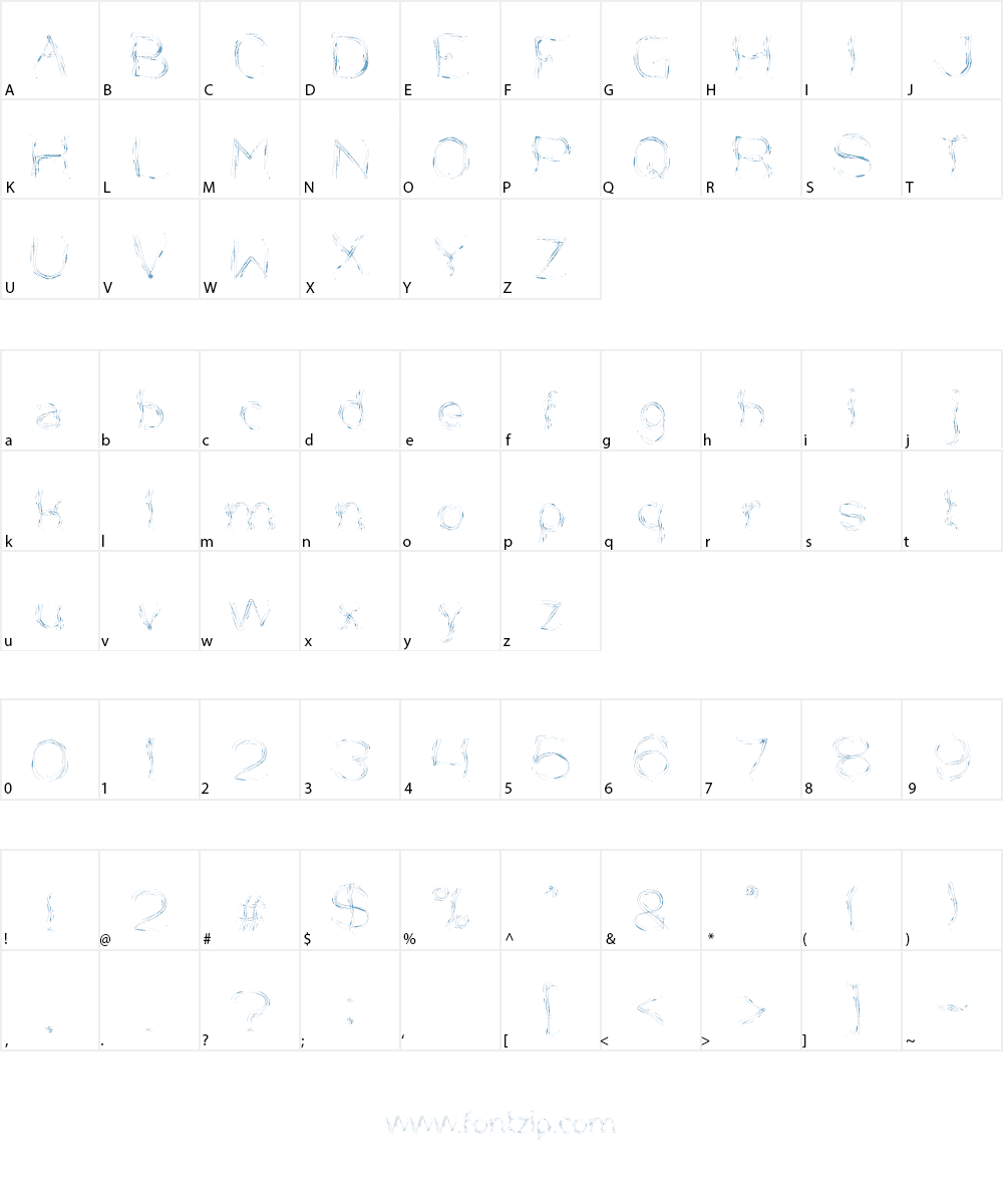 Nice Dream Come True Font Character